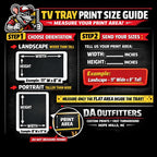 Custom TV Tray Decal Prints - Epoxy Ready Tray Inserts - Glossy or Matte - Personalized Tray Table Decals - Prints Only