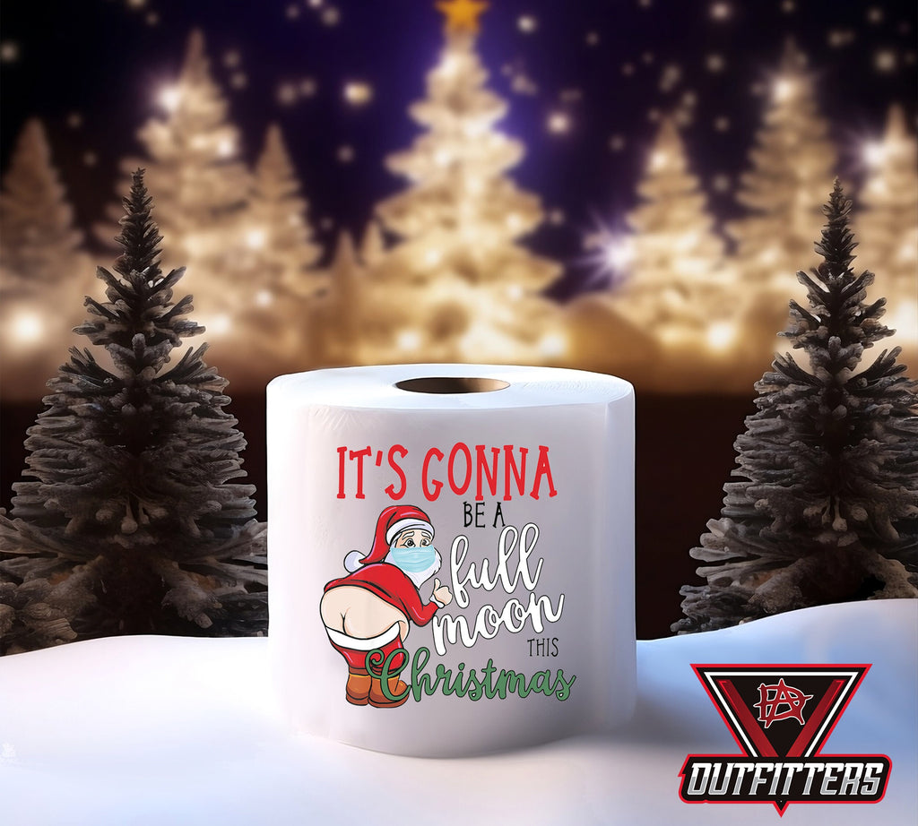 Funny Christmas Toilet Paper: Holiday Gag Gift, White Elephant Stocking Stuffer