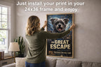Custom Pet Movie Poster Print – Personalized Dog or Cat Hollywood Style Poster – Funny Pet Wall Art – Custom Pet Gift – 24x36 Poster