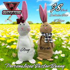 Personalized Plush Easter Bunny: Custom Stuffed Animal with Bow