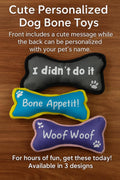 Cute Personalized Dog Bone-Shaped Toys