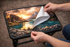 Custom TV Tray Decal Prints - Epoxy Ready Tray Inserts - Glossy or Matte - Personalized Tray Table Decals - Prints Only