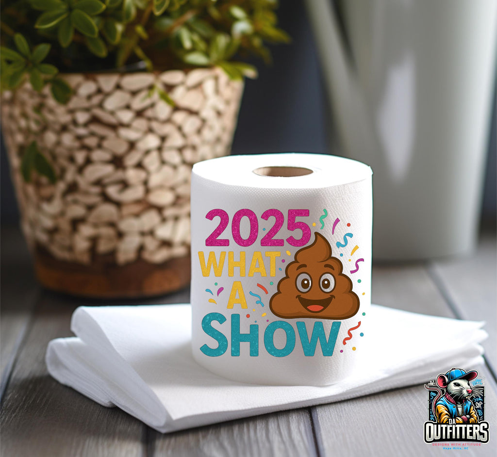 New Years Toilet Paper Gag Gift – Funny Holiday Décor & Bathroom Humor