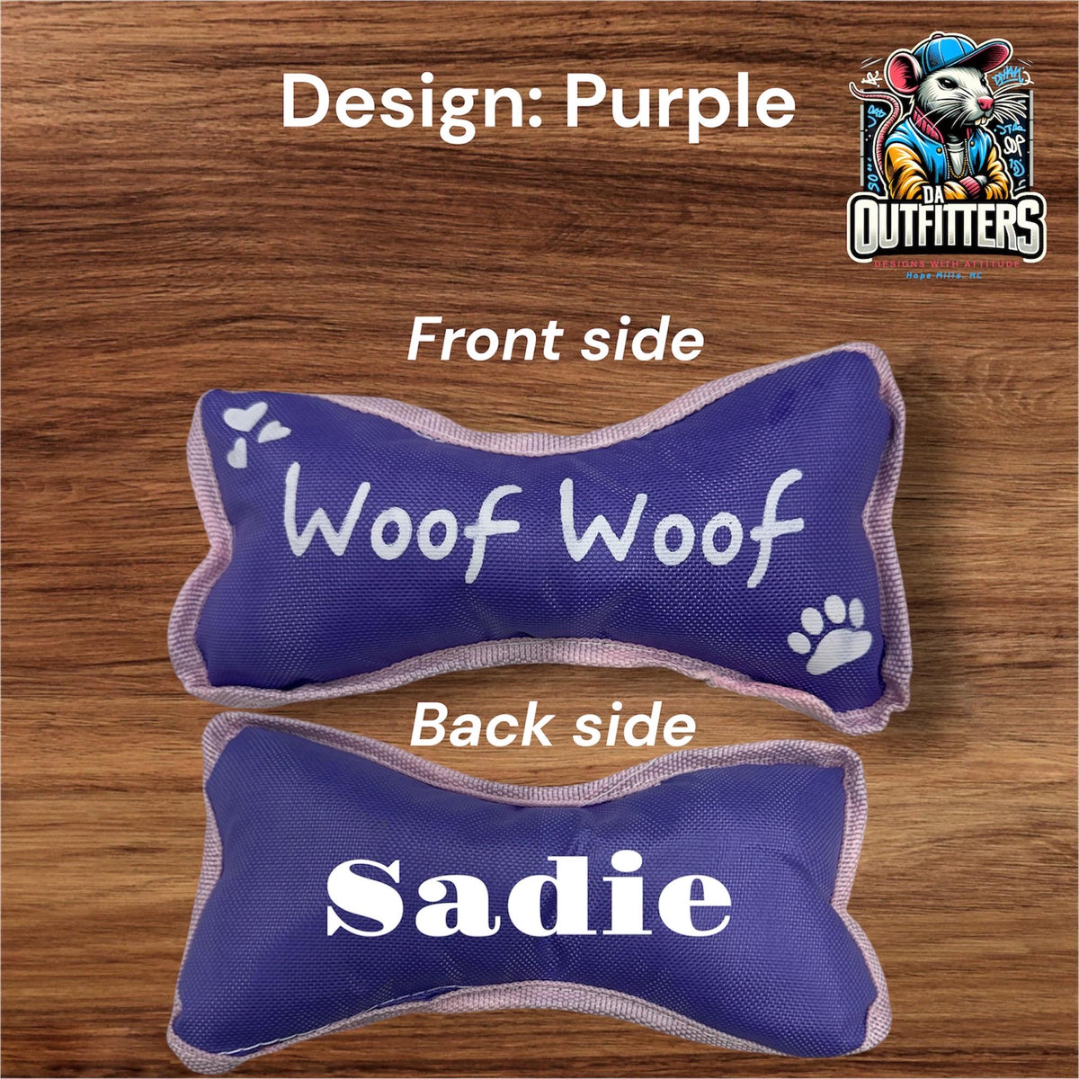 Cute Personalized Dog Bone-Shaped Toys