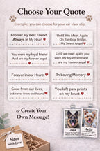 Personalized Dog Memorial Car Visor Clip, Pet Loss Sympathy Gift, Custom Dog Photo Car Accessory, Pet Remembrance Gift, Dog  Keepsake