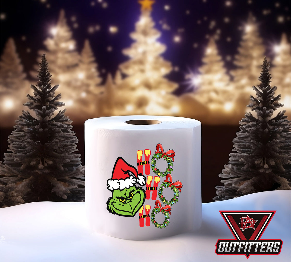 Funny Christmas Toilet Paper: Holiday Gag Gift, White Elephant Stocking Stuffer