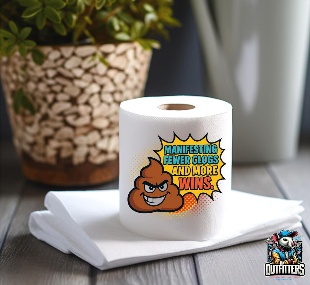 New Years Toilet Paper Gag Gift – Funny Holiday Décor & Bathroom Humor