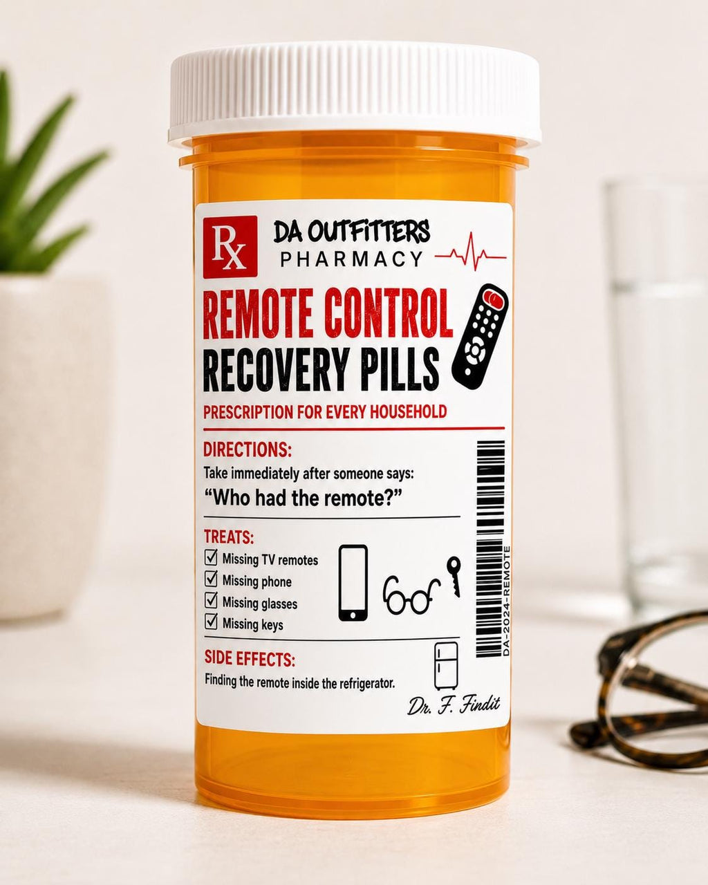 Funny Prescription Bottle Gag Gift, Ready-to-Fill Candy Bottle, Novelty Medicine Bottle, Office Gag Gift, White Elephant, Secret Santa Gift,