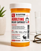Funny Prescription Bottle Gag Gift, Ready-to-Fill Candy Bottle, Novelty Medicine Bottle, Office Gag Gift, White Elephant, Secret Santa Gift,