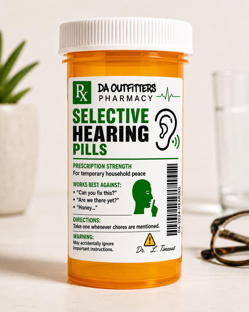 Funny Prescription Bottle Gag Gift, Ready-to-Fill Candy Bottle, Novelty Medicine Bottle, Office Gag Gift, White Elephant, Secret Santa Gift,