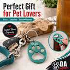 Personalized Paw Keychain Bottle Opener, Custom Laser Engraved Pet Name Keychain, Dog Mom Gift, Vet Tech Gift, Pet Lover Gift, Paw Bottle Op