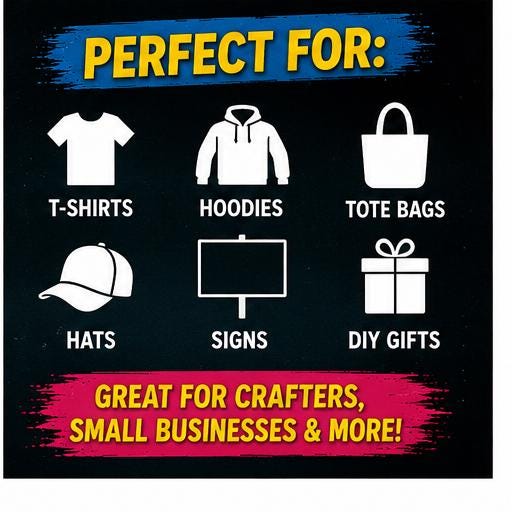 HTV Mystery Box | 10 Rolls Heat Transfer Vinyl | Glitter HTV | Pattern HTV | Circuit Vinyl Bundle | 100+ Value | Craft Supply